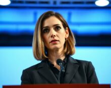 Daniela Amodei, Anthropic co-founder, speaking at Bloomberg Tech conference