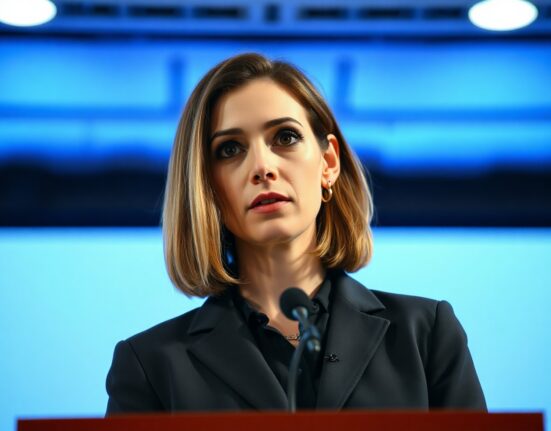 Daniela Amodei, Anthropic co-founder, speaking at Bloomberg Tech conference