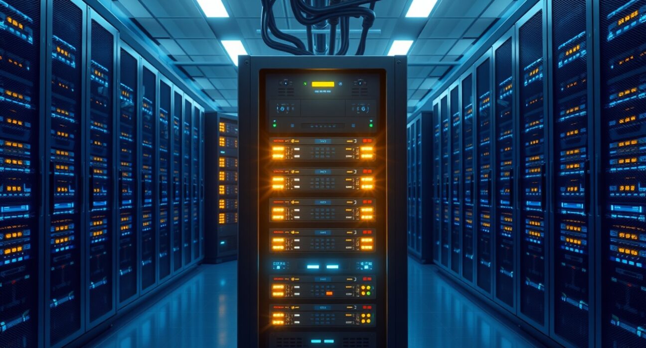 Advanced AI data center infrastructure supporting Anthropic's expanded compute capacity for Claude models.