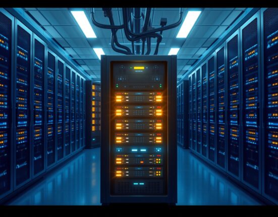 Advanced AI data center infrastructure supporting Anthropic's expanded compute capacity for Claude models.