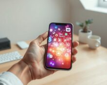 AI-powered App Store growth visualized on a smartphone screen, symbolizing the new wave of app development.