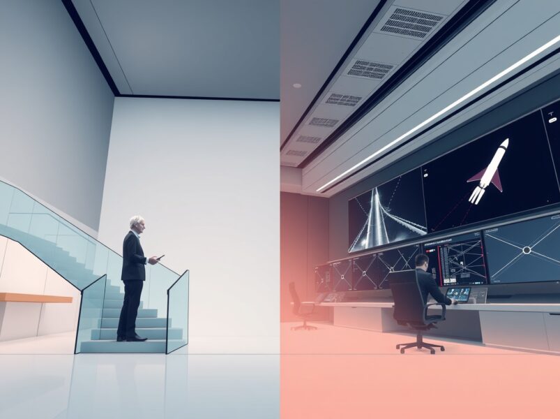 Apple CEO transition and Elon Musk Cursor acquisition news illustration