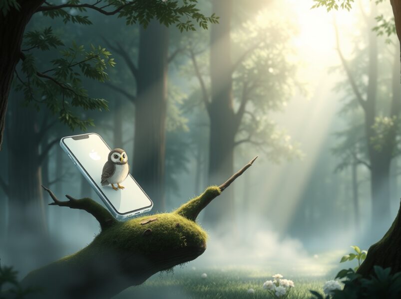 Illustration representing the delayed Apple Siri AI revamp and its anticipated features.