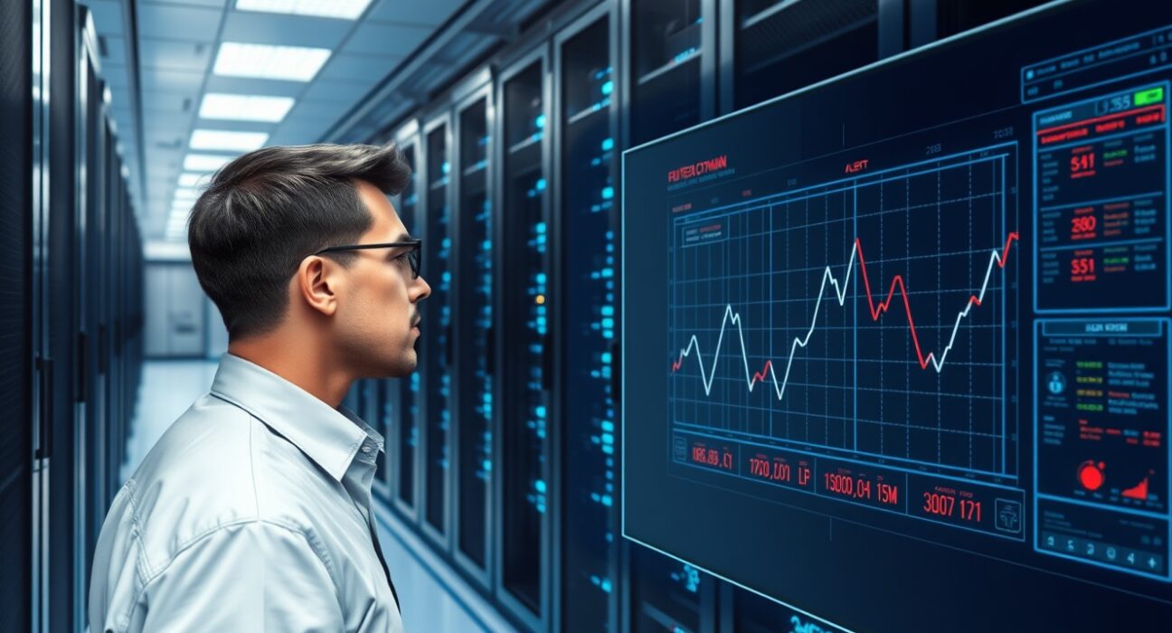 Cybersecurity analyst monitoring blockchain network for crypto hacks and security threats in April 2025