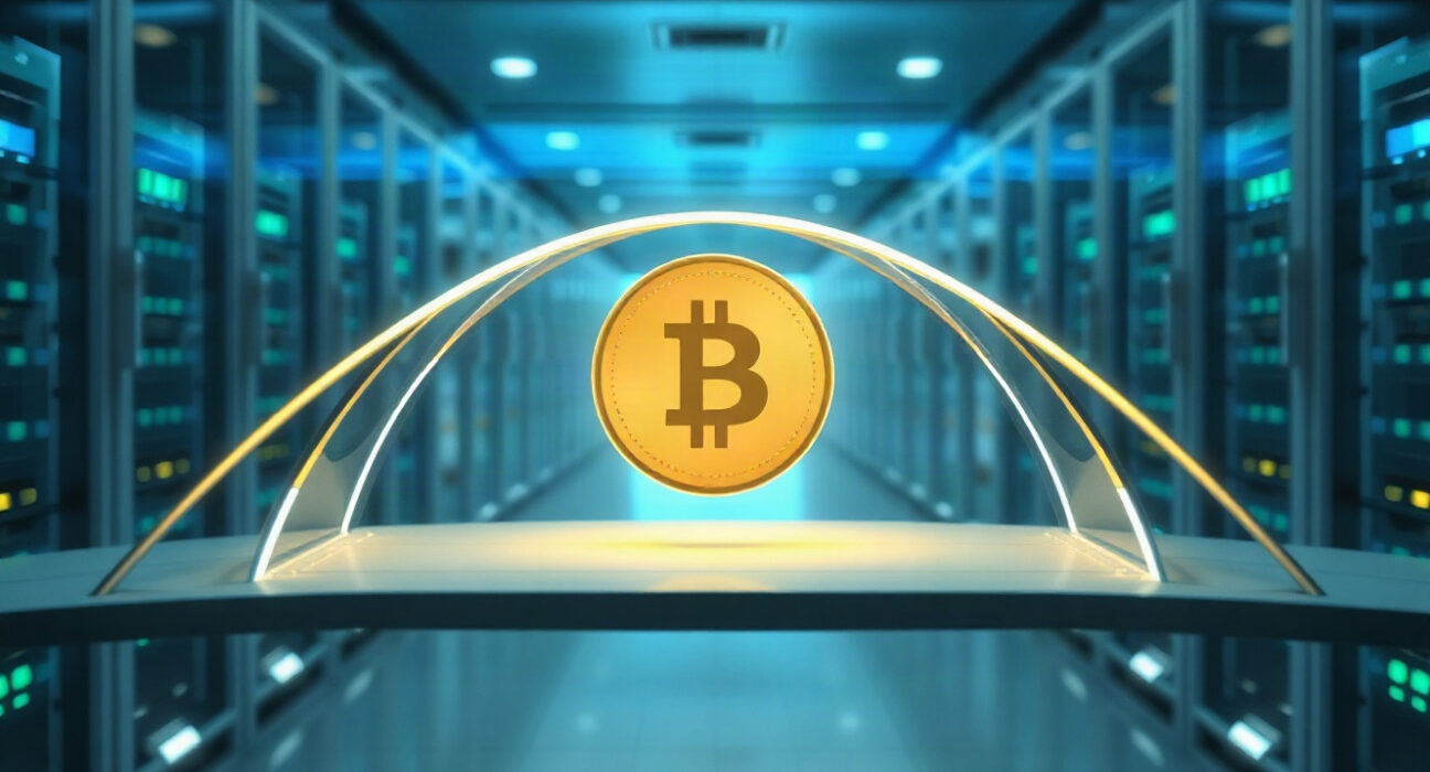 Digital bridge symbolizing cross-chain USDC transfers on Aptos via Circle's CCTP V2