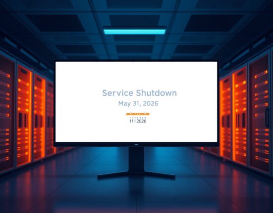 Aptos DEX Tapp Exchange shutdown notice on a screen, highlighting the closure timeline and withdrawal deadline.