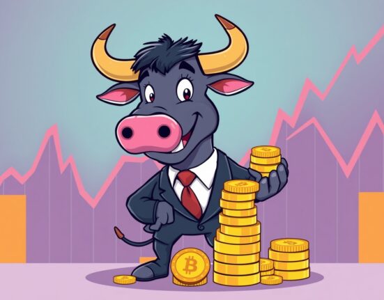Confident bull stacking crypto-related stocks during market investment surge