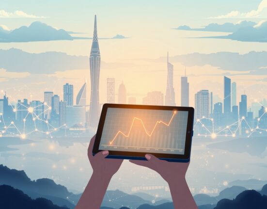 Conceptual visualization of the ARK Invest ETF tracking the CoinDesk Crypto 20 digital asset index.
