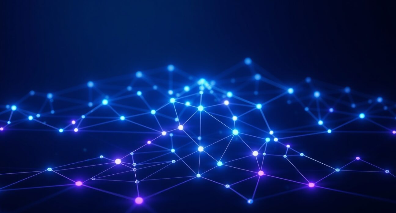 Visualization of Arkham's decentralized trading network for Solana blockchain transactions.