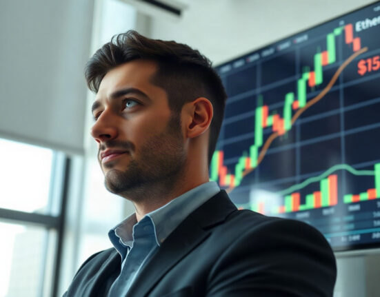 Arthur Hayes ETHFI purchase visualized with a trader analyzing crypto charts on a screen