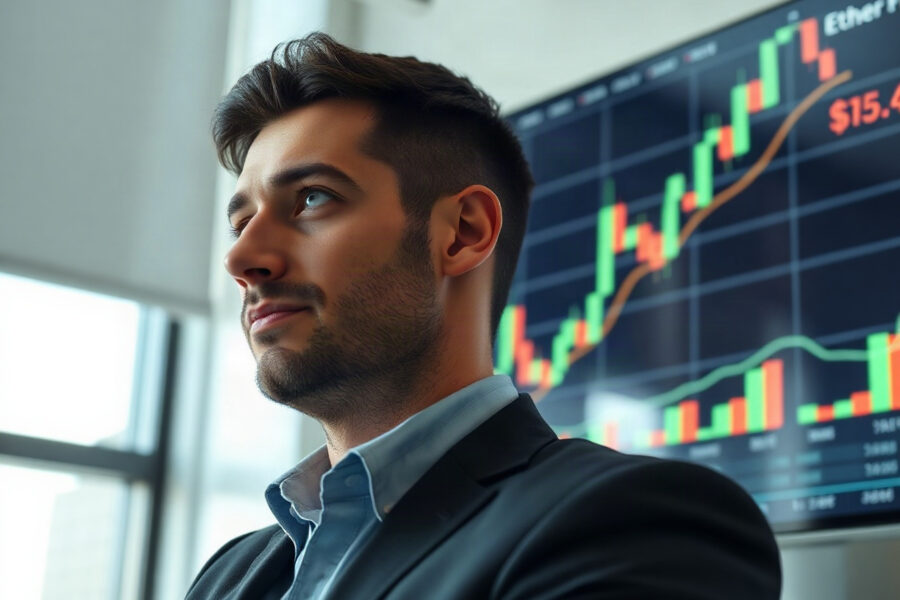 Arthur Hayes ETHFI purchase visualized with a trader analyzing crypto charts on a screen