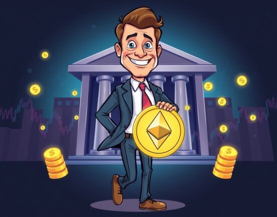 Strategic Arthur Hayes deposits ETH to Galaxy Digital, illustrating a major cryptocurrency transaction.