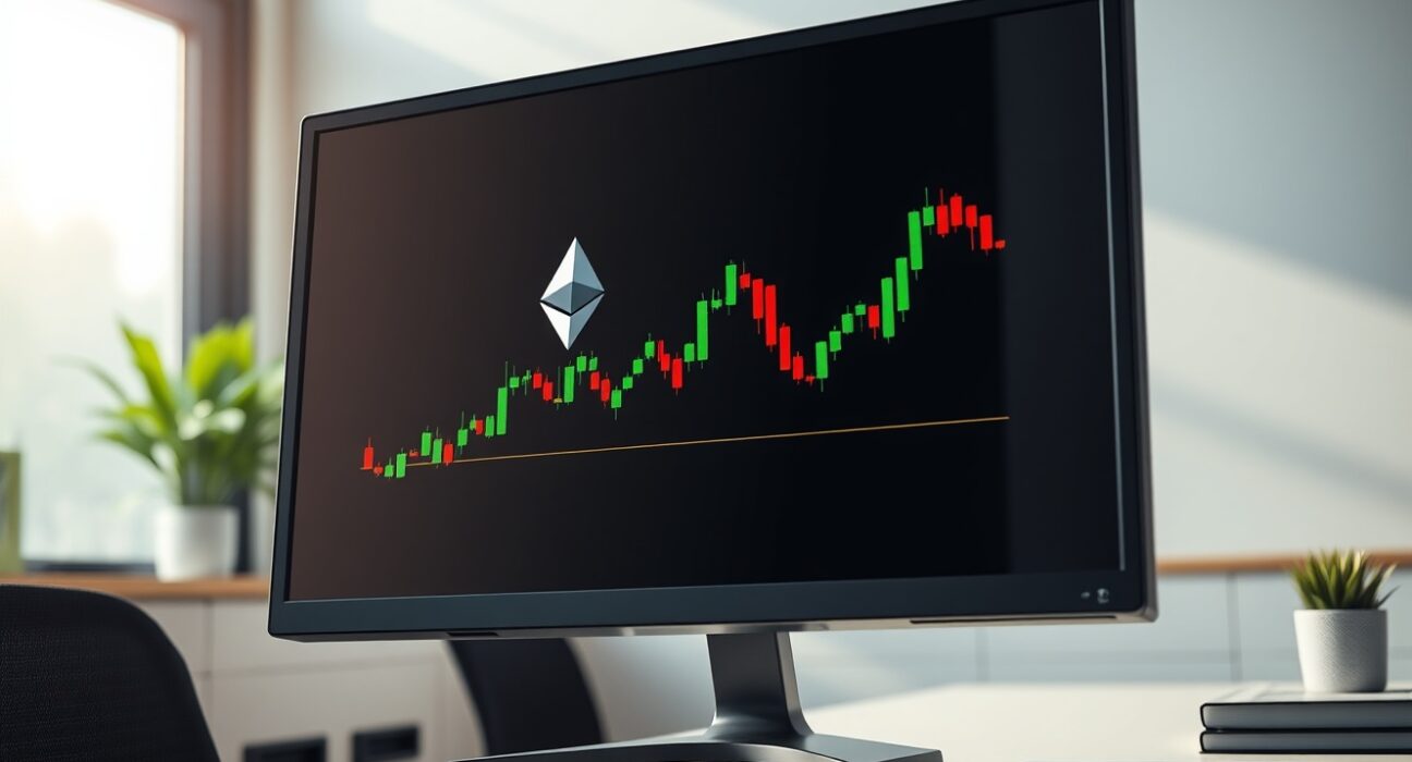 Arthur Hayes ETH deposit analysis on a professional trading desk monitoring cryptocurrency markets.