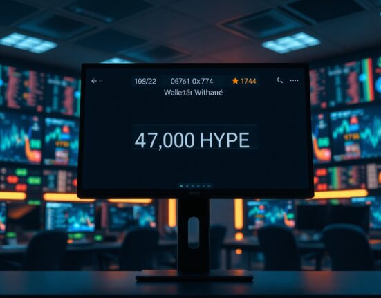 Cryptocurrency exchange interface showing a large HYPE withdrawal transaction linked to Arthur Hayes.