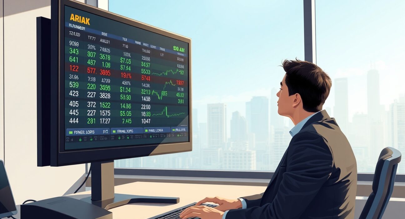 Financial analyst monitoring Asian currency markets as dollar steadies after Iran ceasefire news