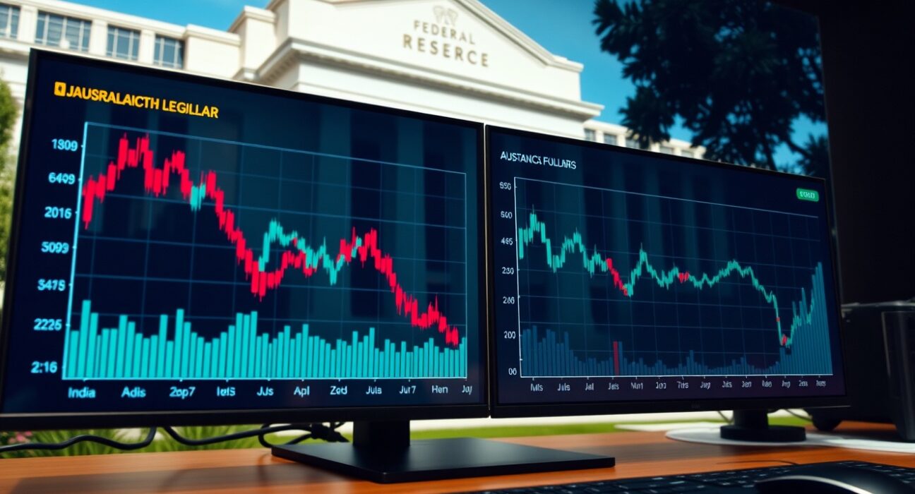 Asia FX Stagnates After Fed Rate Cut: Australian Dollar Plummets, Indian Rupee Nears Dangerous Low
