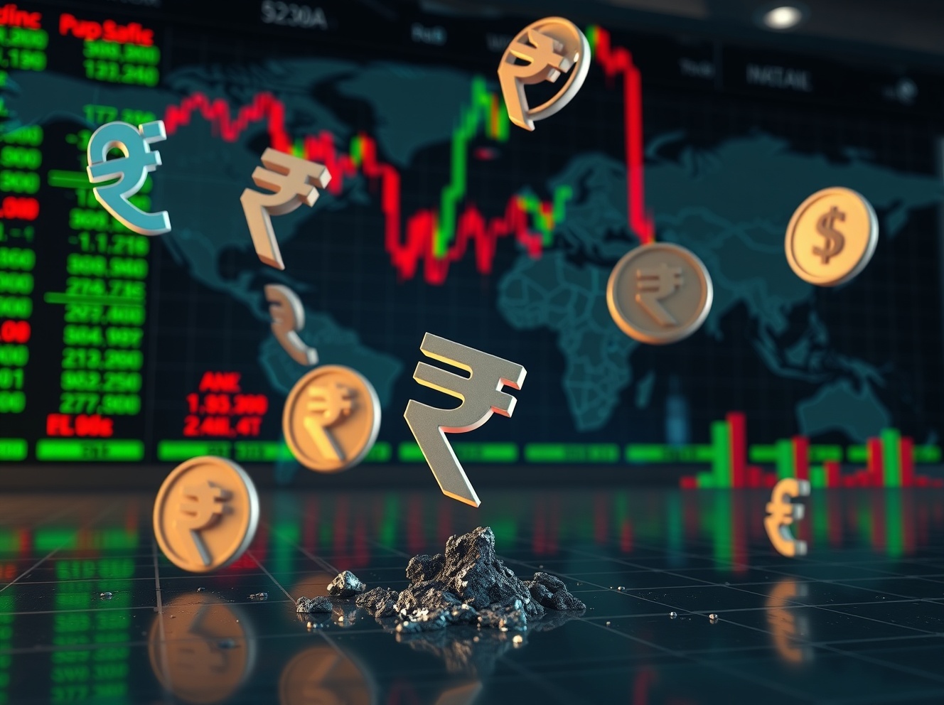 Asia FX Defies Gravity on Fed Cut Hopes While Rupee Plunges to Record Low