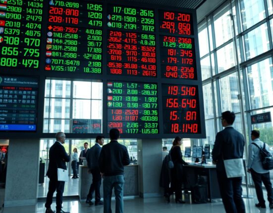 Currency exchange board showing mixed Asian forex rates with Indian Rupee highlighted