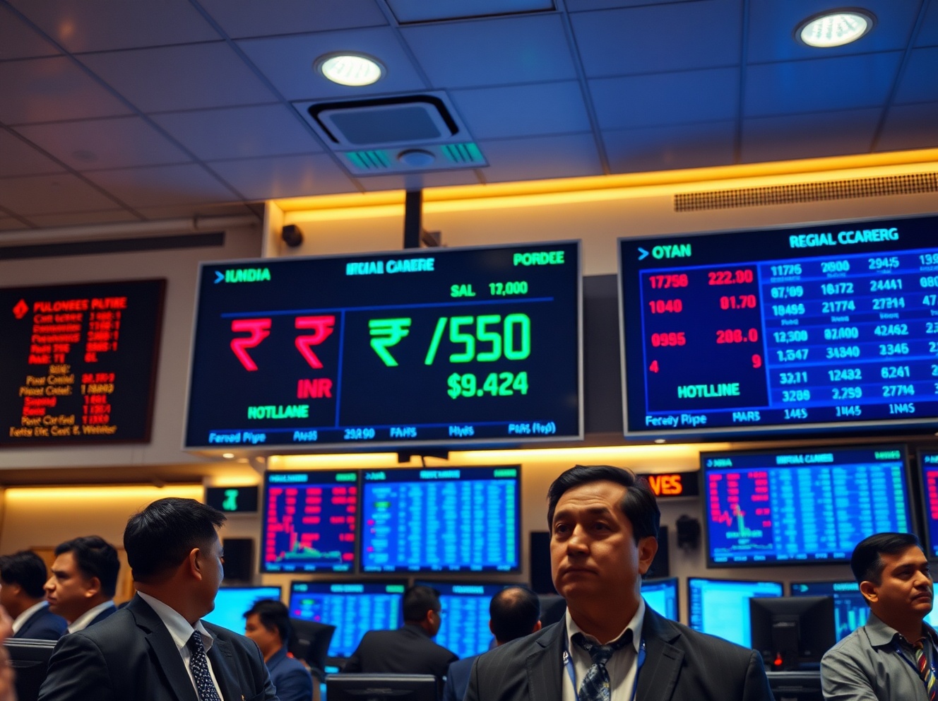 Asia FX Slides as Hawkish Fed Bets Strengthen USD; Indian Rupee Hits Record Low Near 96