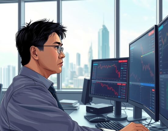 Asian currency trader analyzing Iran conflict impact on forex markets as rupee approaches record low