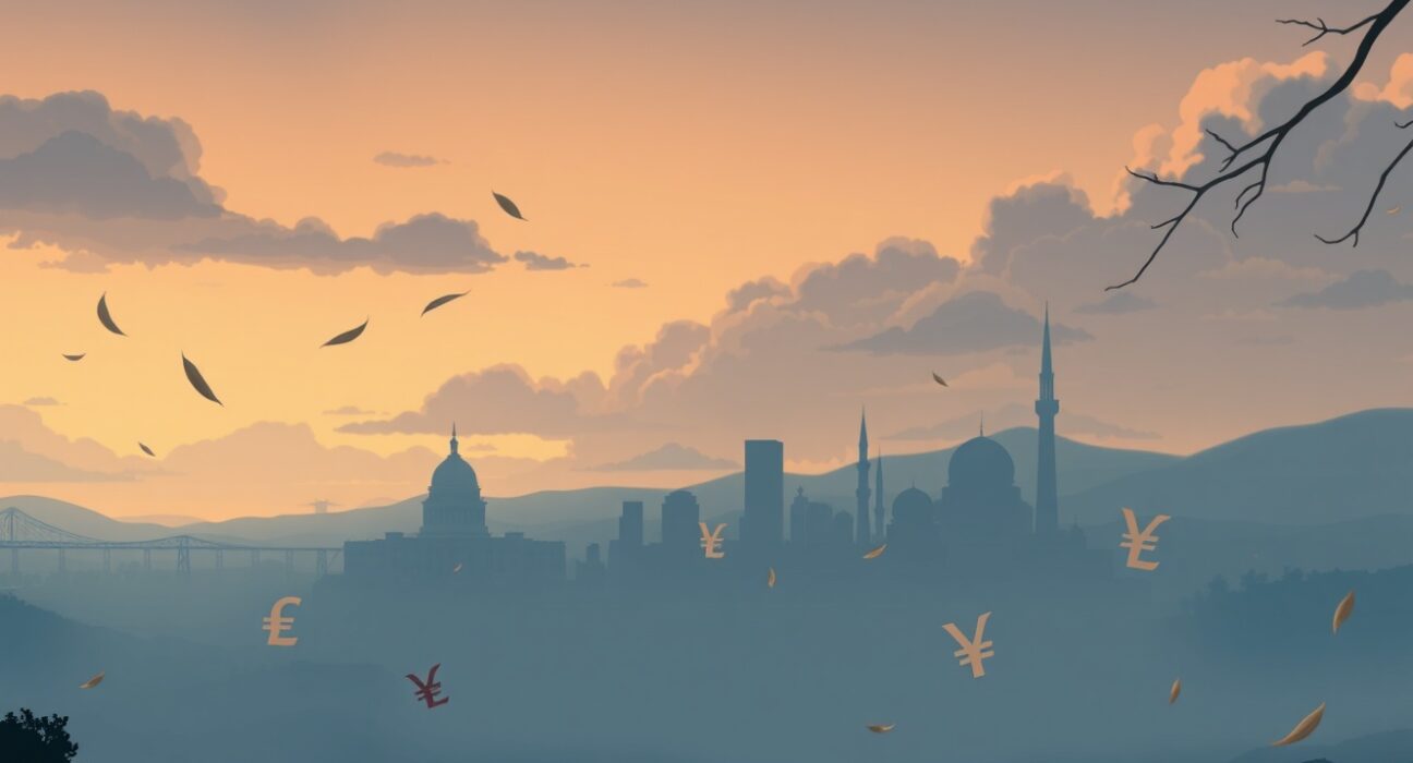 Asian currencies decline amid Trump tariff threats, Iran unrest, and Federal Reserve policy concerns.