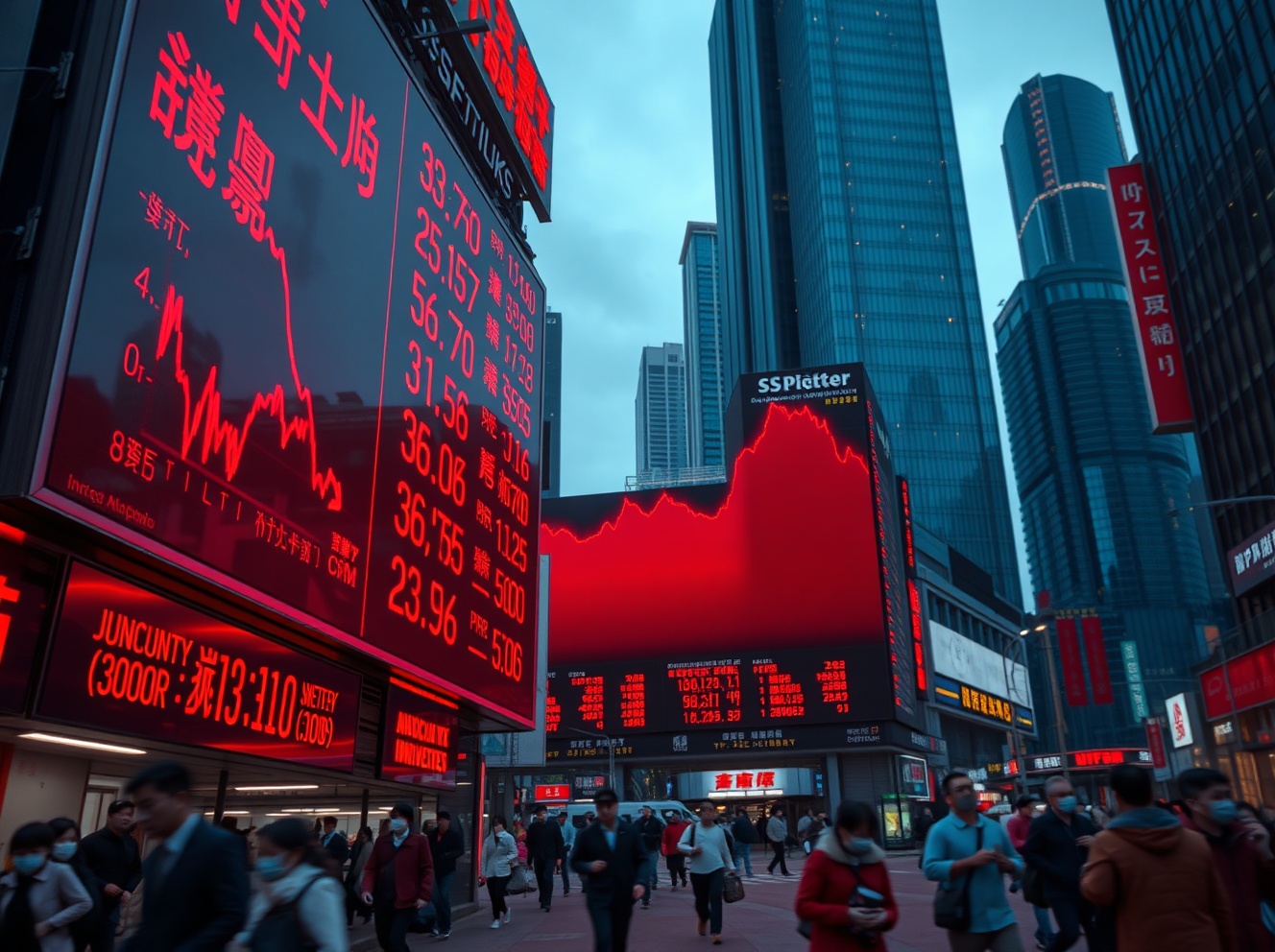 Asian Markets Slide as US Bond Yields Spike and US-Iran Uncertainty Returns