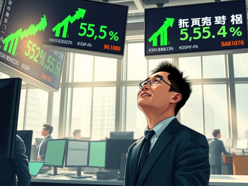 Asian Stocks Surge Spectacularly as US-Iran Ceasefire News Sends Nikkei 225 and Kospi Soaring Over 5%