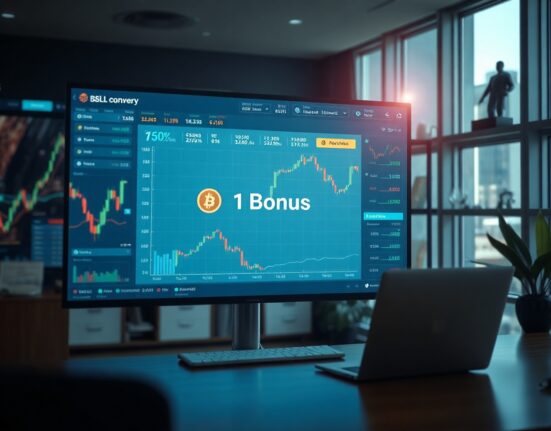 Aster cryptocurrency trading platform interface with bonus promotion