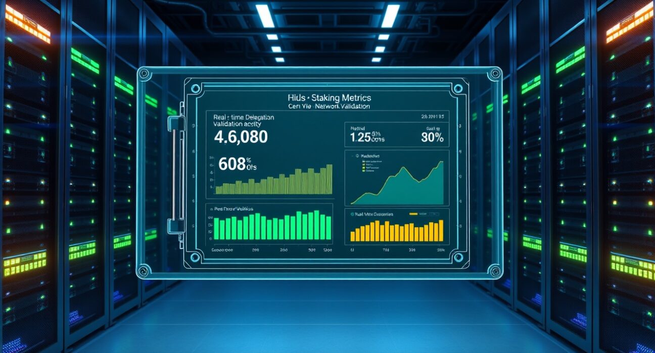 Aster decentralized exchange mainnet staking interface showing real-time validation and reward metrics