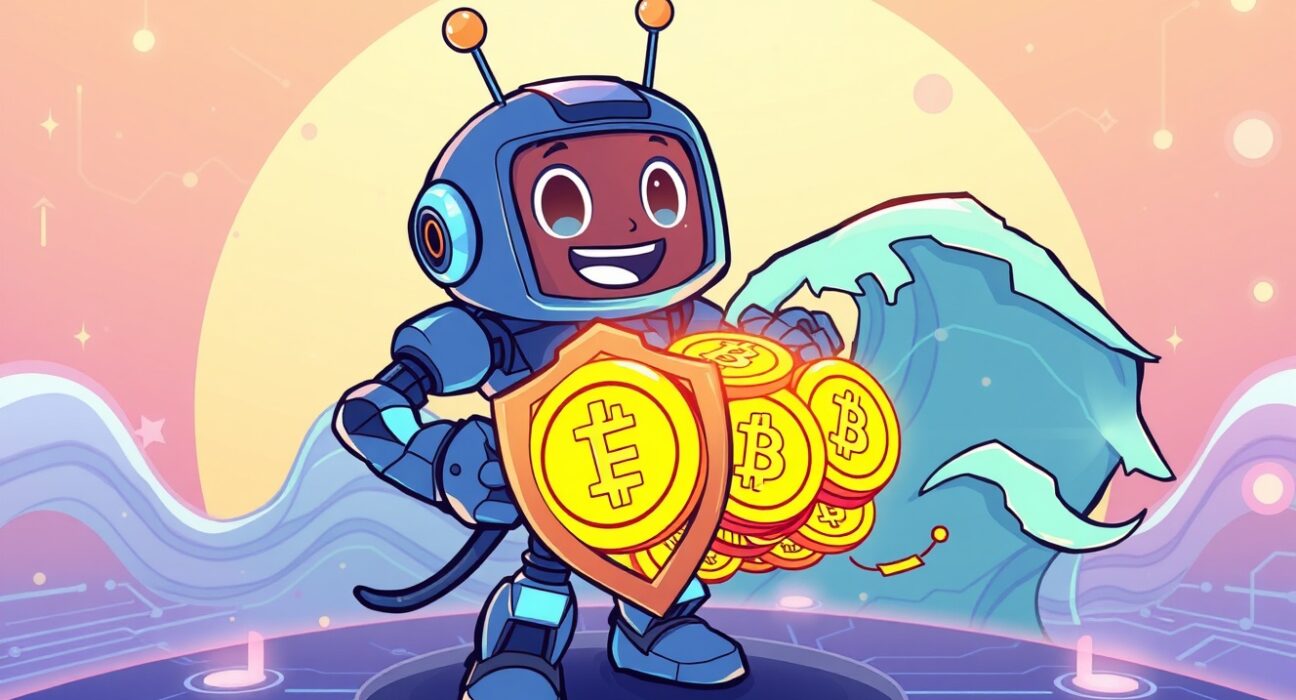 Aster buyback strategy illustrated as a protective shield for token holders against market volatility.