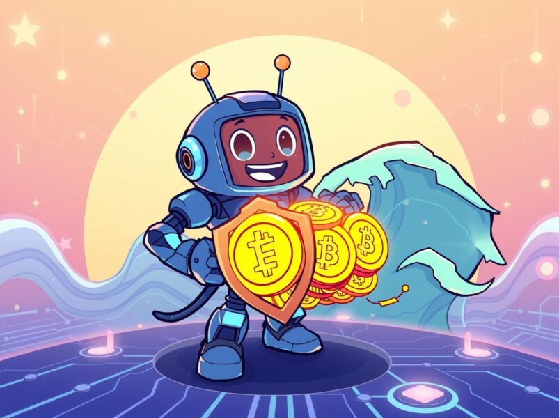 Aster buyback strategy illustrated as a protective shield for token holders against market volatility.