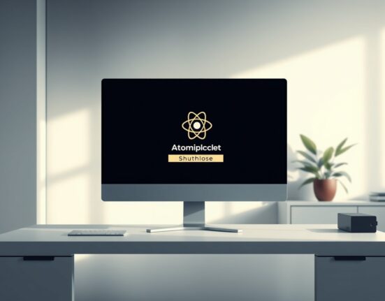 Atomicals Market shutdown announcement shown on a digital interface, symbolizing the closure of the ARC-20 marketplace.