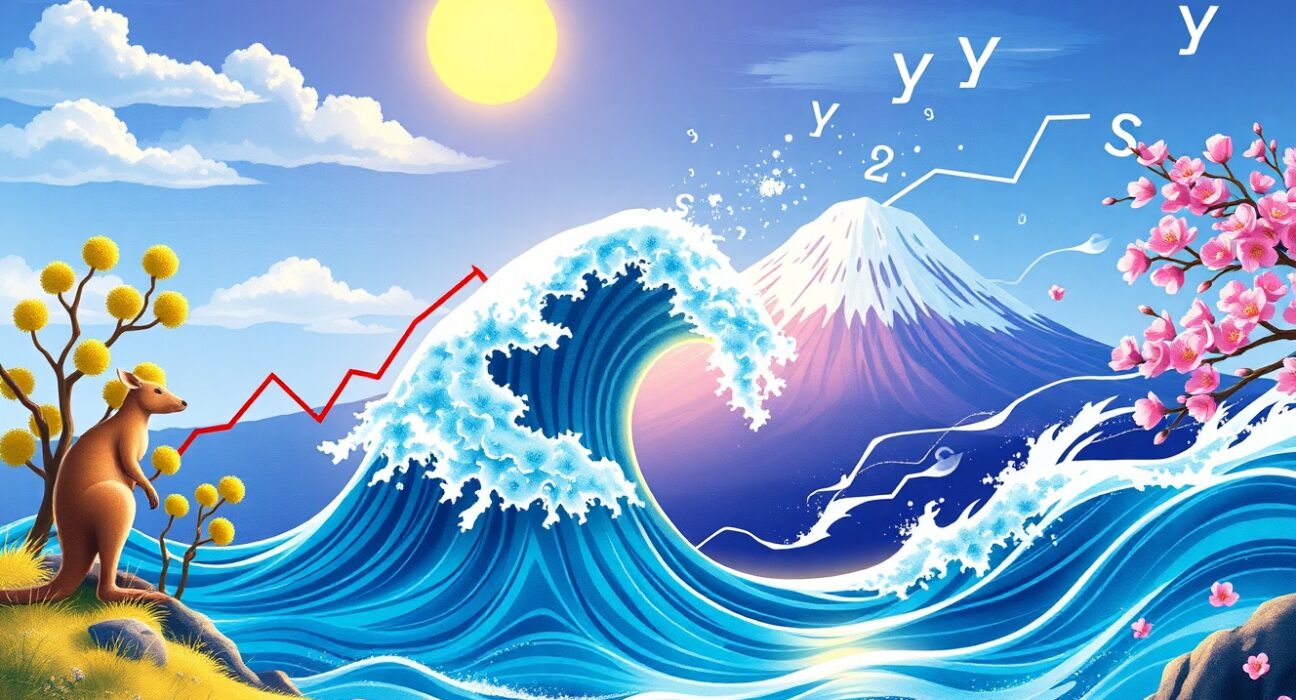 AUD/JPY forecast analysis showing currency pair surge after Australian inflation data release