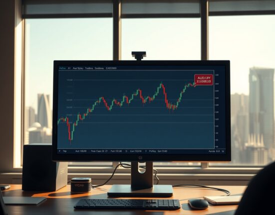 Professional analysis of the AUD/JPY forex chart showing bullish price action above the 110.00 level.