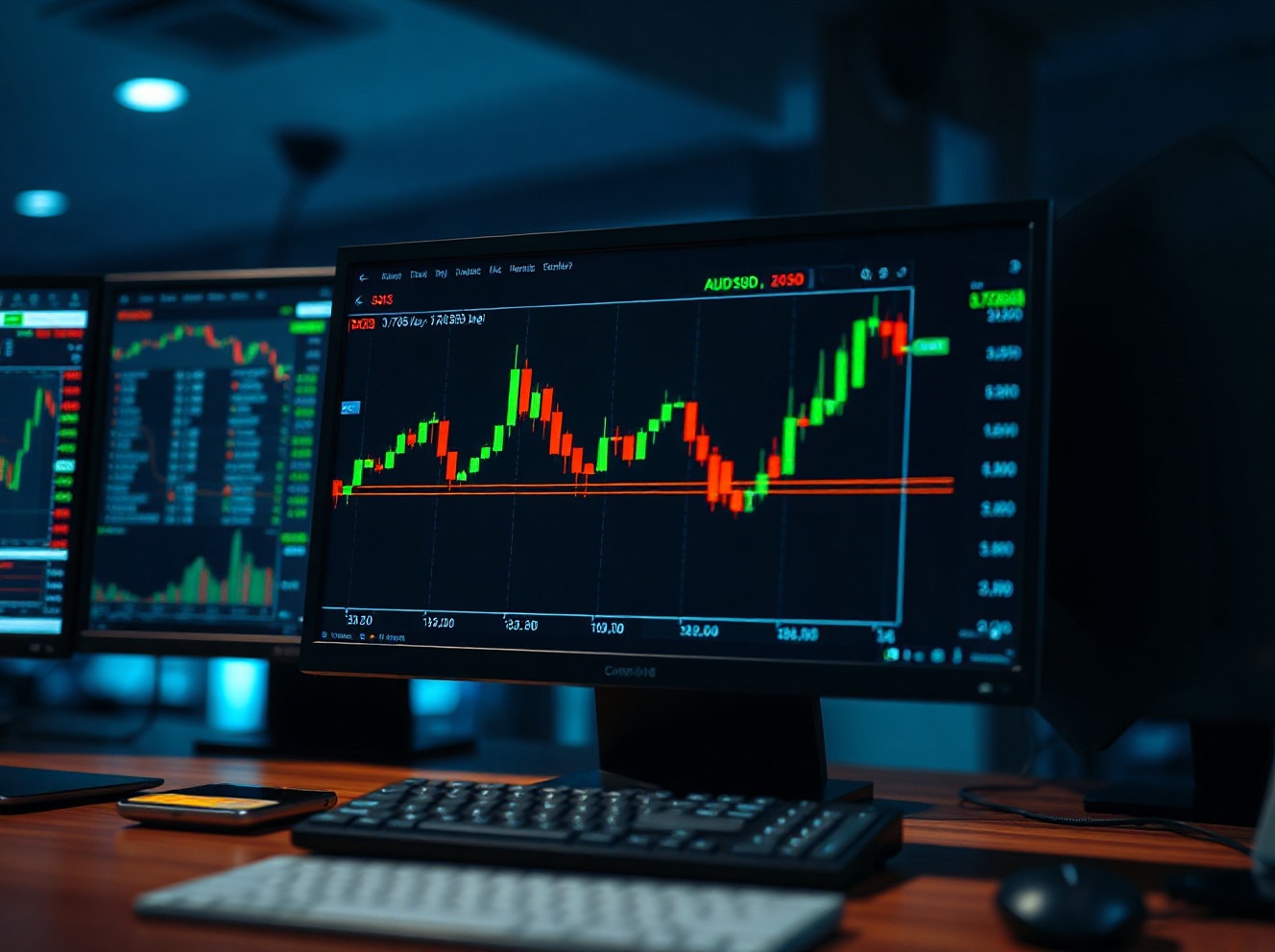 AUD/USD Consolidates Above 0.7050 as 100-Day SMA Holds Key Resistance Ahead of Fed Decision