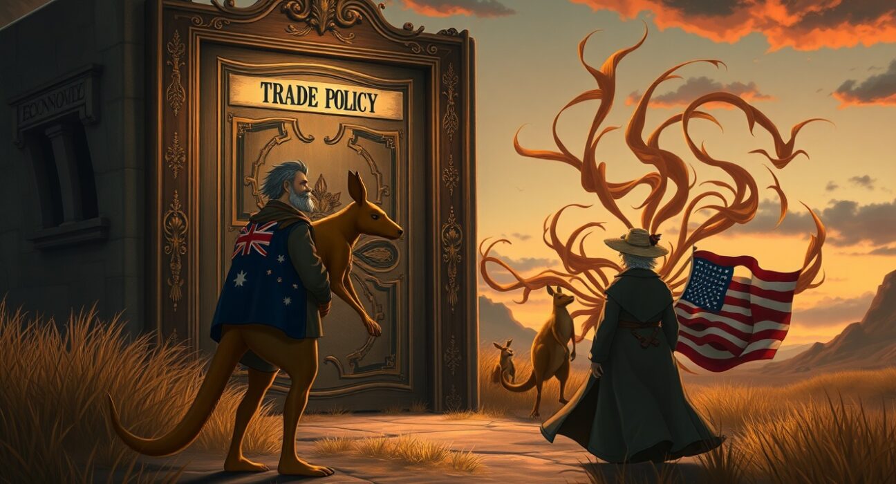 AUD/USD currency pair volatility driven by uncertain US trade policy impacting forex markets