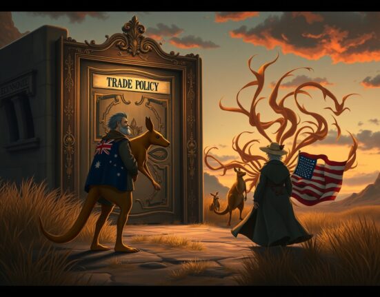 AUD/USD currency pair volatility driven by uncertain US trade policy impacting forex markets