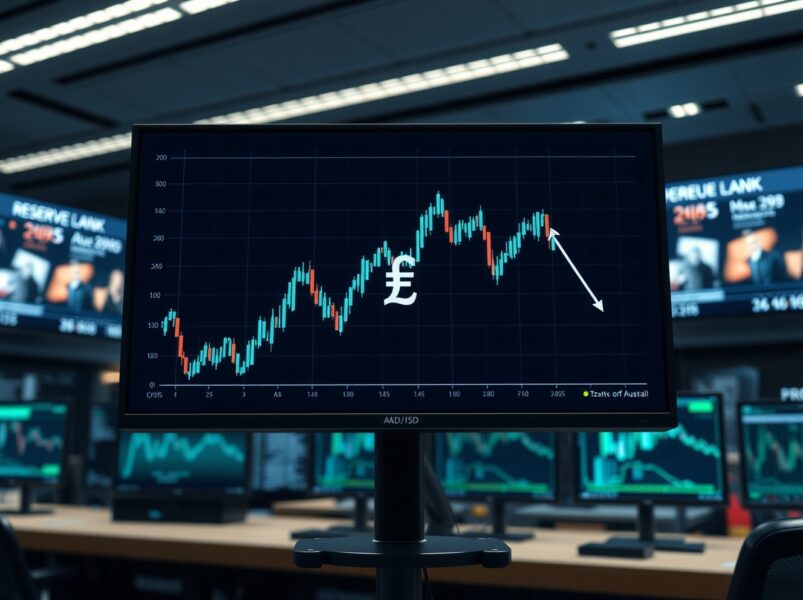 AUD/USD Falls Sharply Ahead of RBA Decision Amid Escalating Middle East Noise