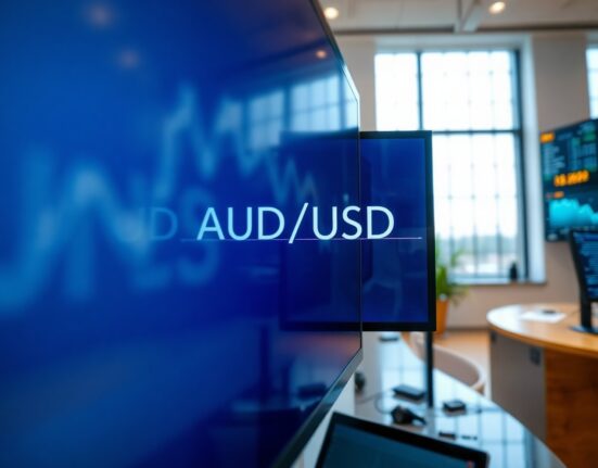 AUD/USD exchange rate flat on trading screen ahead of US ADP labor data release