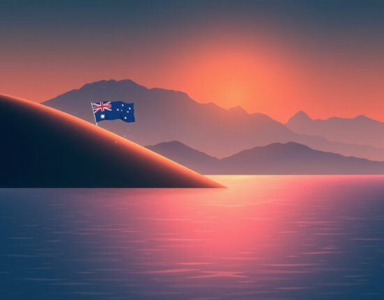 AUD/USD technical analysis showing 20-day EMA support during geopolitical market correction