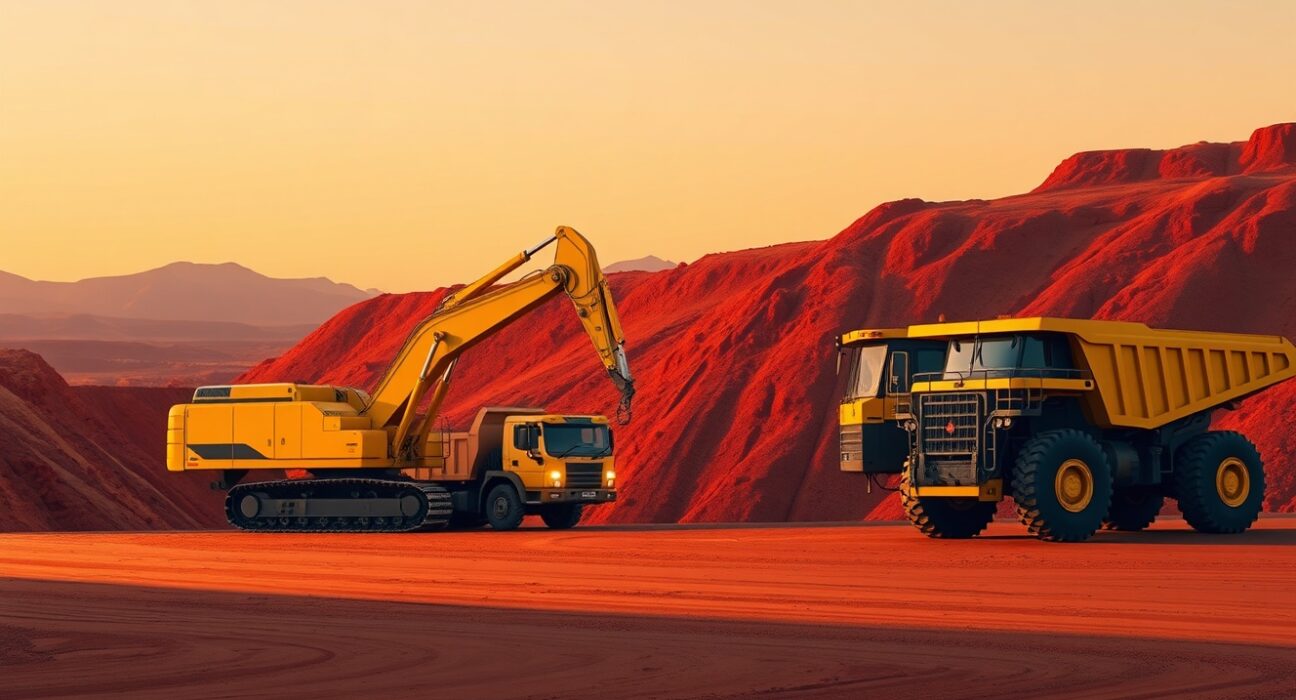 Australian lithium mining operation supporting AI commodity boom and AUD/USD forecast revisions