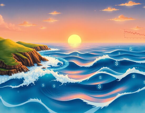 AUD/USD forecast showing technical analysis with Australian dollar strength against US dollar