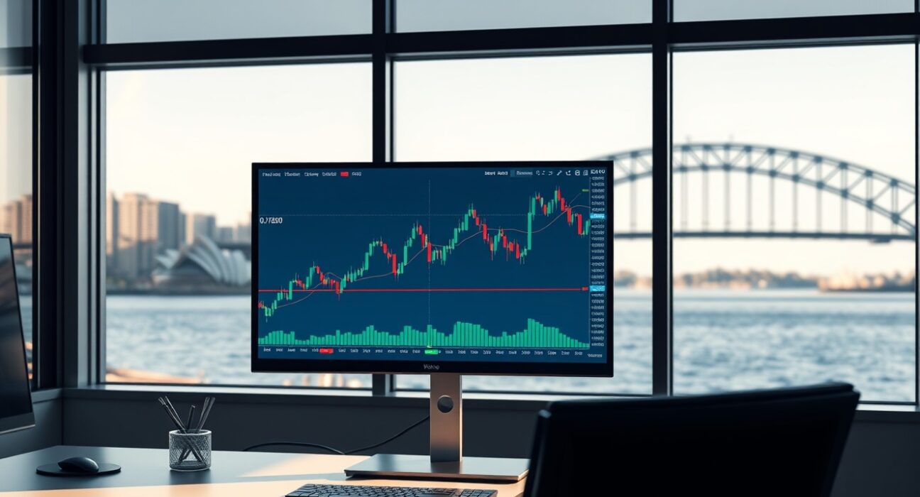 Professional analysis of the AUD/USD forex chart showing consolidation below the 0.7050 resistance level.
