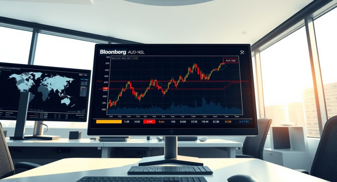 AUD/USD forecast analysis showing currency pair movement amid Iran ceasefire developments