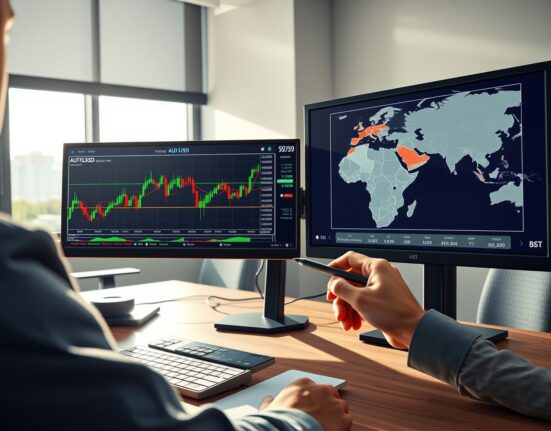 AUD/USD price forecast analysis showing currency pair struggling above 0.7000 level amid geopolitical tensions