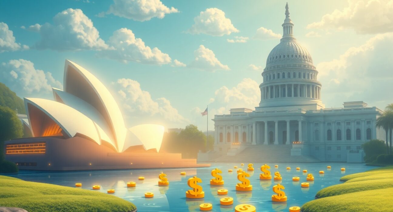 Analysis of AUD/USD forecast increase due to RBA and Federal Reserve policy divergence impacting currency markets.