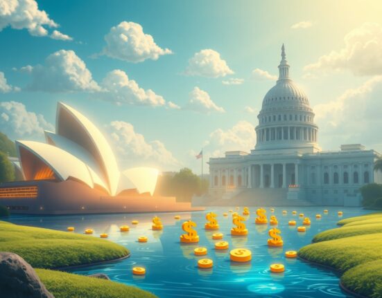 Analysis of AUD/USD forecast increase due to RBA and Federal Reserve policy divergence impacting currency markets.