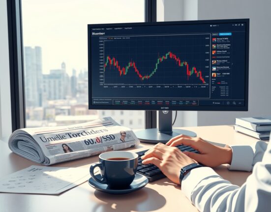 AUD/USD forecast analysis showing technical chart reversal during risk-off market sentiment