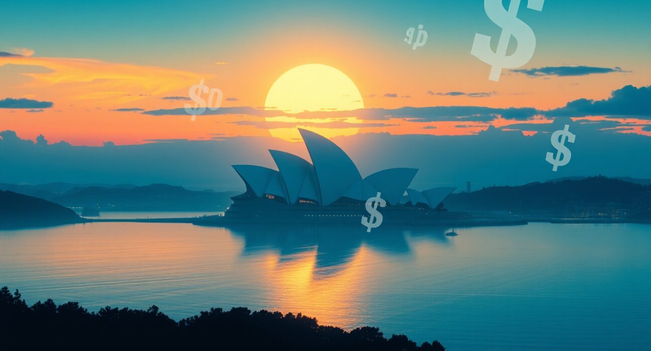 AUD/USD currency pair analysis with RBA hawkish policy impact on Australian dollar strength