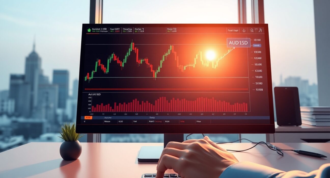 AUD/USD price forecast chart near 0.7160 after Australian CPI data release, with focus on Fed policy decision.